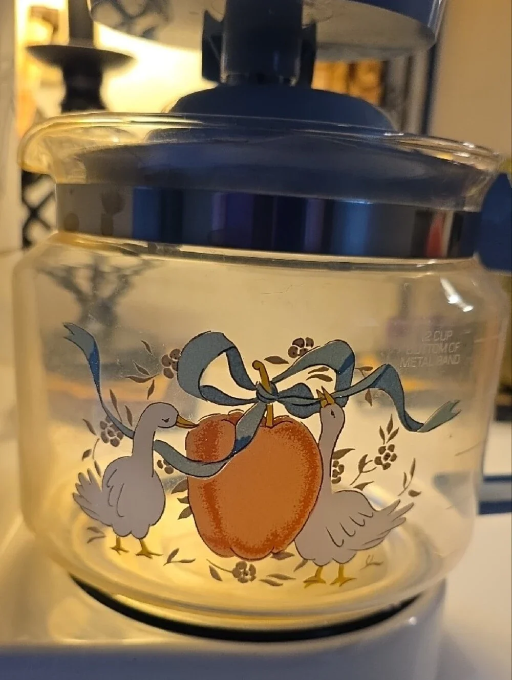 RARE Proctor-Silex Marmalade Goose Coffee Maker